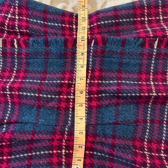 Vintage 60’s plaid wool sleeveless dress, small - Picture 10 of 13